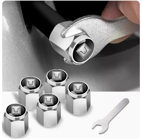 Car Tire Valve Caps – Stylish Wheel Air Valve Covers (4PCS)