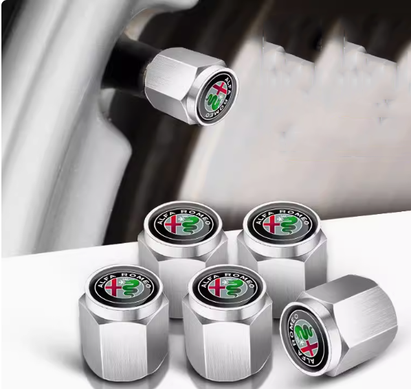 Car Tire Valve Caps – Stylish Wheel Air Valve Covers (4PCS)