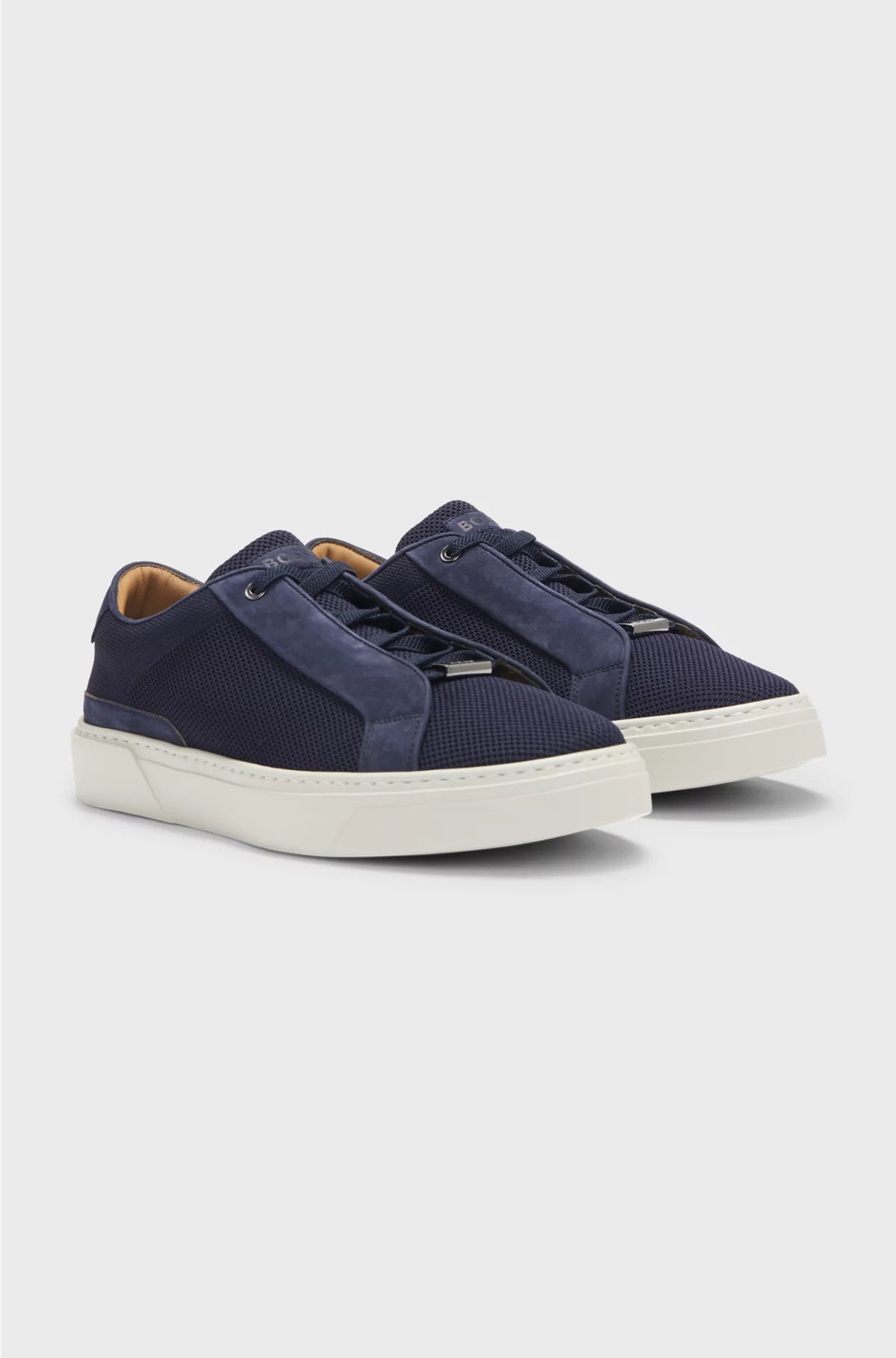 GARY LOW-TOP TRAINERS WITH BREATHABLE KNIT UPPERS
