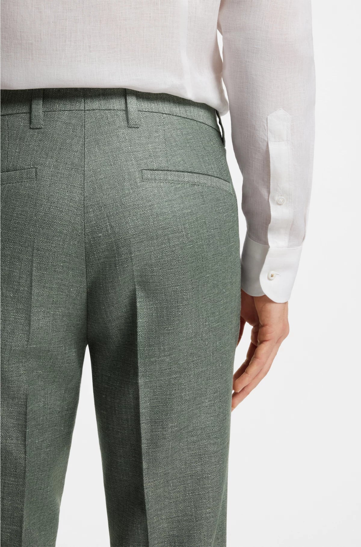 FORMAL TROUSERS INMICRO-PATTERNED STRETCH FABRIC