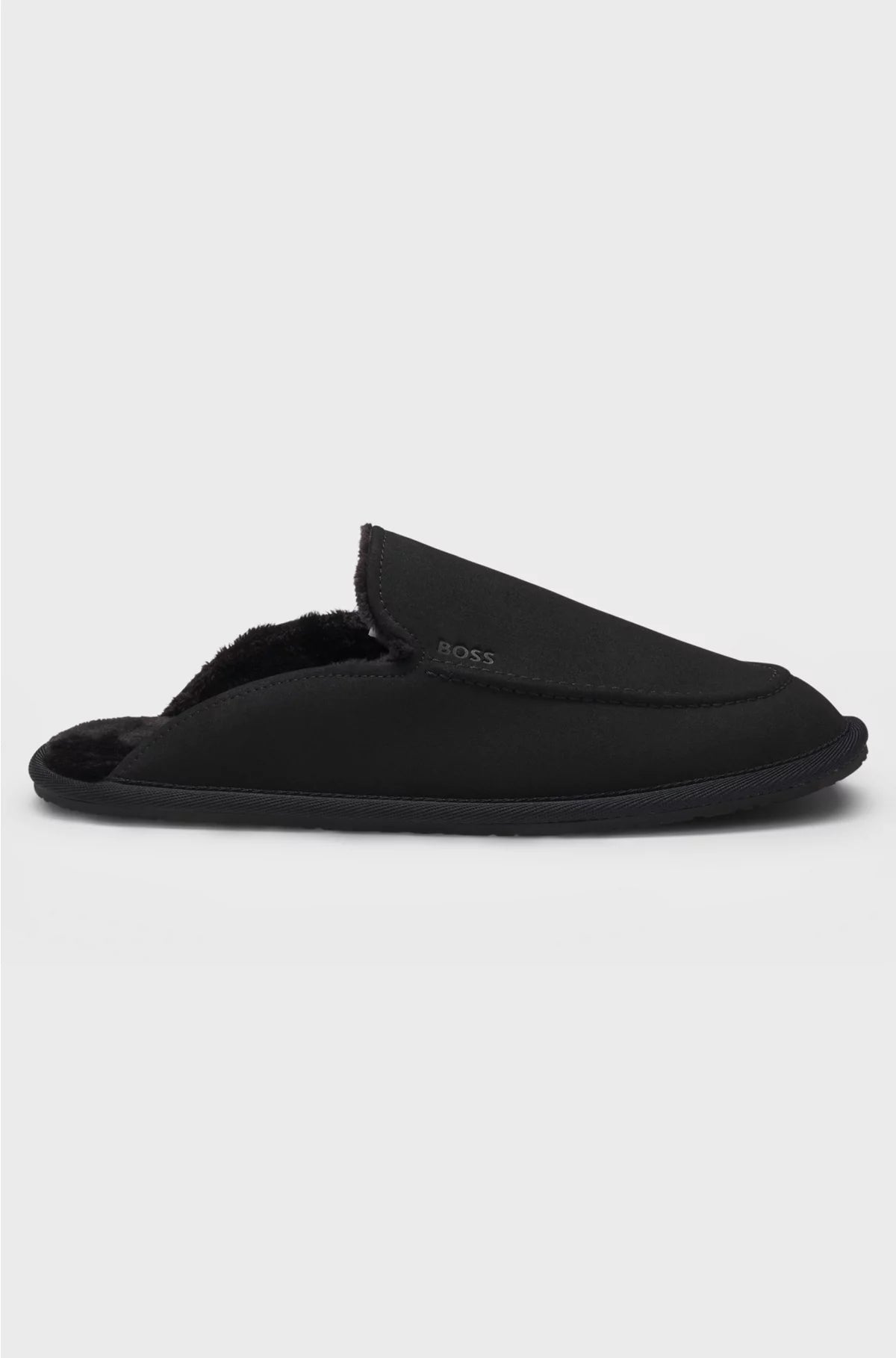 MICROFIBRE SLIPPERS WITH RUBBER SOLE