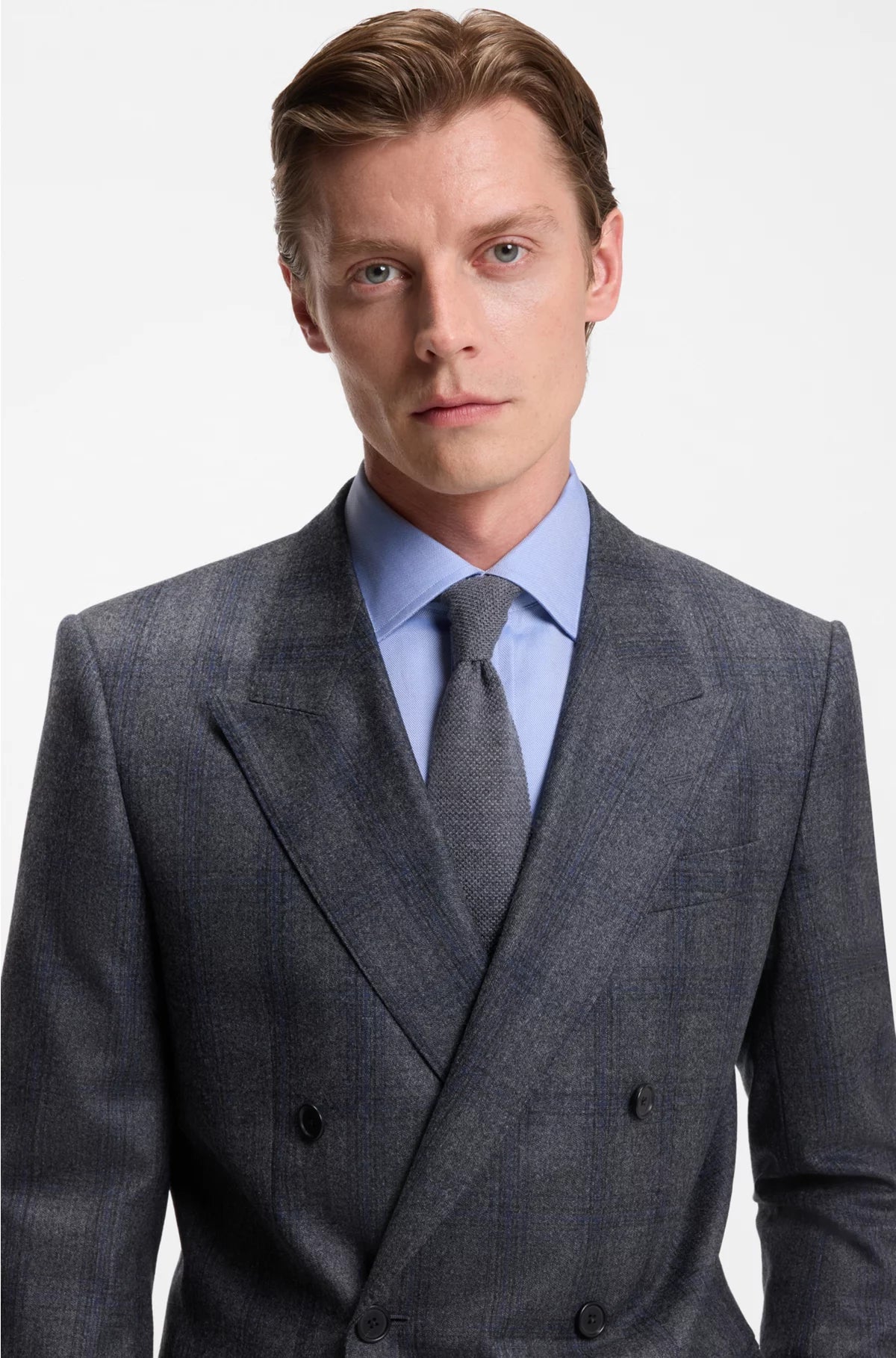 KNITTED TIE IN WOOL